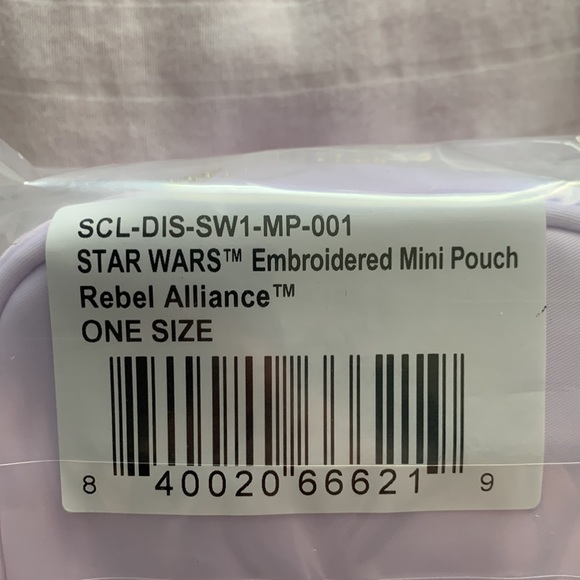 Stoney Clover Lane Star Wars Embroidered Mini Pouch Rebel Alliance - Picture 2 of 3